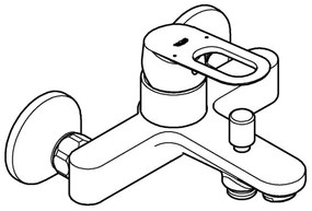 GROHE 23603000 - Vaňová batéria BAULOOP DN 15 lesklý chróm