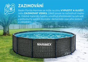 Marimex | Bazén Marimex Florida 3,66x0,99 m bez príslušenstva - motív RATAN | 10340213