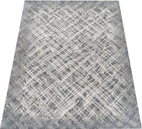 DY Sivý koberec s abstraktným vzorom Roxanne 08 Rozmer: 60x100 cm