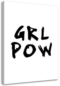 Obraz na plátně Girl Power - 70x100 cm