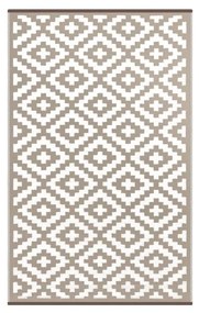 Béžovo-biely obojstranný vonkajší koberec Green Decore Parado, 120 × 180 cm