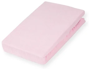 Froté napínacie prestieradlo FR-032 Púdrovo ružová 180 x 220 - výška 20 cm