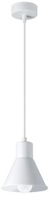 Sollux SL.0983 - Luster na lanku TALEJA 1xE27/60W/230V biela