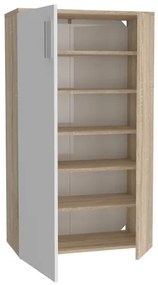 Topánkovník ETON dub sonoma/biela