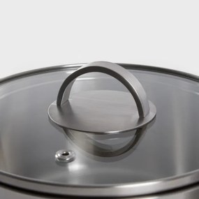 Sada šiestich hrncov EATALY strieborné 721786