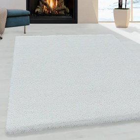 Koberce Breno Kusový koberec FLUFFY 3500 White, biela,80 x 150 cm