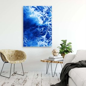 Gario Obraz na plátne Modré vlny akvarel Rozmery: 40 x 60 cm