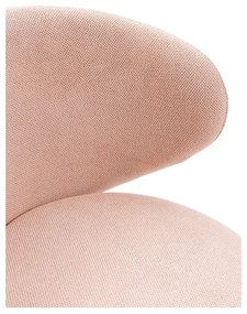 Svetloružová kancelárska stolička Rush – Marckeric