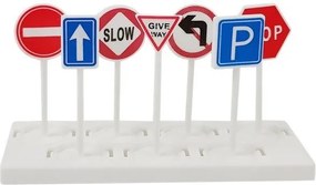 LEAN Toys Skladacie policajné lietadlo s autami 1:64 so svetlom a zvukom