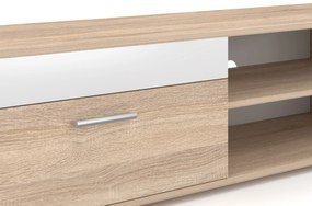 Obývací stěna Berno dub Sonoma/bílá