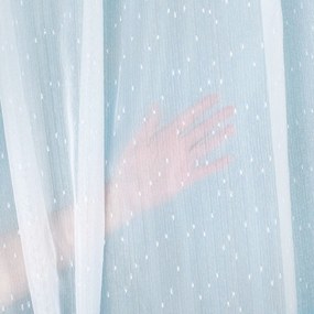 Voál biely s olovkom vzor Prší - ZAC-031 výška 295 cm Iba metráž