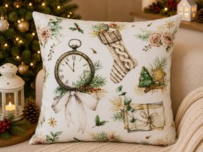 INTERMEDIC SK Vianočná obliečka na vankúš Christmas Time 40x40 cm