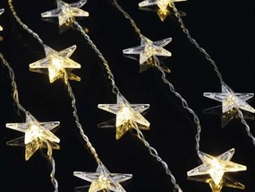 LED vianočný záves Hviezdy, 120x90 cm