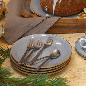 Tanier plytký 21 cm sivý - Hotel Inn Chic farebný - 492199