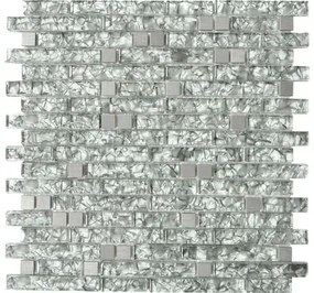 Mozaika XCM MV728 MIX ZELENOSIVÁ 29,8x30,4 cm