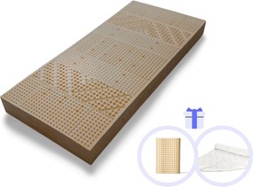 Novaya Latexový matrac EKO 100% prírodný (multizónový) Rozmer: 200x120, Poťahová látka: Tencel, Tvrdosť matraca: Stredne Tvrdý (72-77 kg/m3)