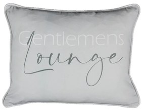 Šedý vankúš Lounge - 35 * 10 * 45cm