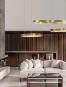 LED luster Motif 100 zlaté CCT s diaľkovým ovládaním