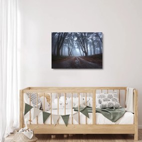 Sklenený obraz - Za daždivého dňa (70x50 cm)