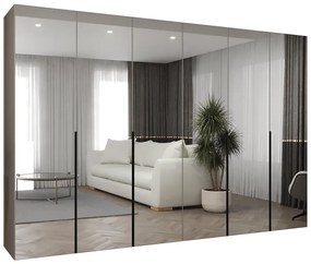 Skriňa Alicante III 300 kašmír/čierna