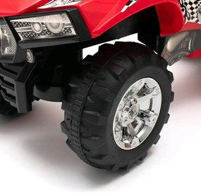 Detské odrážadlo so zvukom Štvorkolka Baby Mix zelená