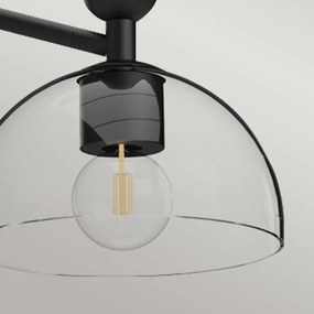 Alora Mood ALM-JUDE3-MB-CL - Luster na tyči JUDE 3xE27/60W/230V čierna