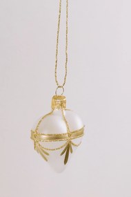 Bella Rose Sklenená vianočná ozdoba Srdce Mat