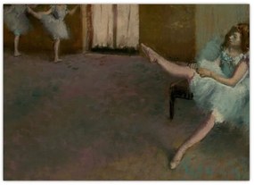 Obraz - Edgar Degas, Before the Ballet, reprodukcia (70x50 cm)