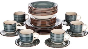 Banquet 30-dielna jedálenská súprava Spiral ​Blue