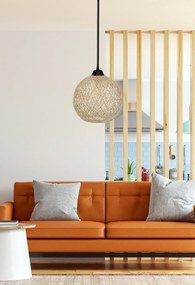 Stropní svítidlo Browo černé/hnědé