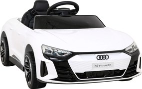 Ramiz Audi RS E-Tron GT Battery Biela + diaľkové ovládanie + pohon 4x4 + rádio MP3 + LED + EVA