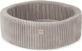 Suchý bazén okrúhly 90x30 cm – béžový Puffy Lamell + 200 perleťových guličiek