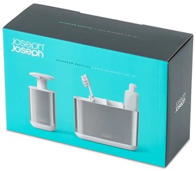 Súprava dávkovača mydla so stojanom na zubné kefky Joseph Joseph EasyStore