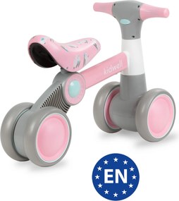 Mini balančný bicykel Kidwell PETITO Bunny – 2v1 vozítko, ľahký pre deti 12–36 m