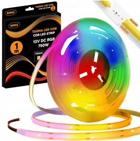BERGE LED pásik RGB Neon COB 12V - 450D - 15W/m - IP20 - 1m