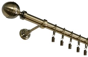 Garniž 240cm I kula fi 25 starožitné zlato