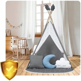 Detský stan Teepee NK-406 NUKIDO 740600 - sivý