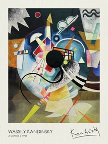 Obrazová reprodukcia A Center (1924), Wassily Kandinsky