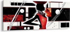 Obraz maľby starovekej dámy (120x50 cm)