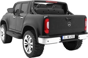 Ramiz Mercedes Benz X-Class pre deti Čierna Pickup + Pilot + pohon 4x4