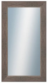 DANTIK - Zrkadlo v rámu, rozmer s rámom 50x90 cm z lišty TOMAS šedá veľká (3030)