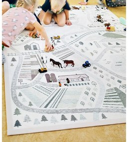 Biely obojstranný detský koberec Narma Ülejõe, 160 x 230 cm