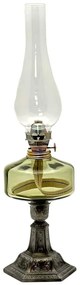 Floriánova huť Petrolejová lampa LUDMILA 42 cm lesná zelená 210-0702-0000-12-00-000