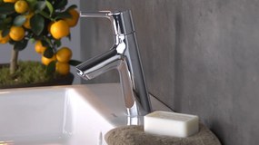Hansgrohe Talis S, páková umývadlová batéria 80 s odtokovou súpravou, chrómová, HAN-72010000
