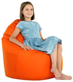 Kreslo Porto ekokoža oranžové