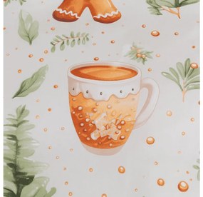 Obliečky z mikrovlákna WINTER GINGERMAN biele Rozmer obliečky: 70 x 90 cm | 140 x 200 cm