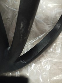 AKCIA Čierna plastová stolička KATO II. akosť