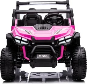 LEAN CARS Elektrické autíčko S618 ružové 4x4