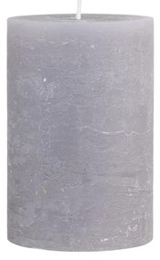 Rustikálna stĺpová sviečka vo francúzskej sivej farbe 10 x 15 cm Chic Antique 36735
