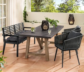 Jedálenské kreslo s textilným výpletom